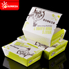 Lonchera de papel blanco impreso personalizado