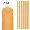 Pajitas de polvo de bambú de fibra biológica de PHA