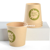 Mini taza de papel de fibra de bambú