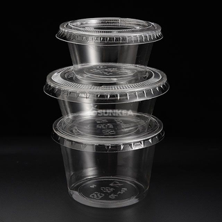 Vasos para Salsa PET con Tapa