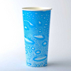 Copa de papel de bebida fría impresa personalizada 