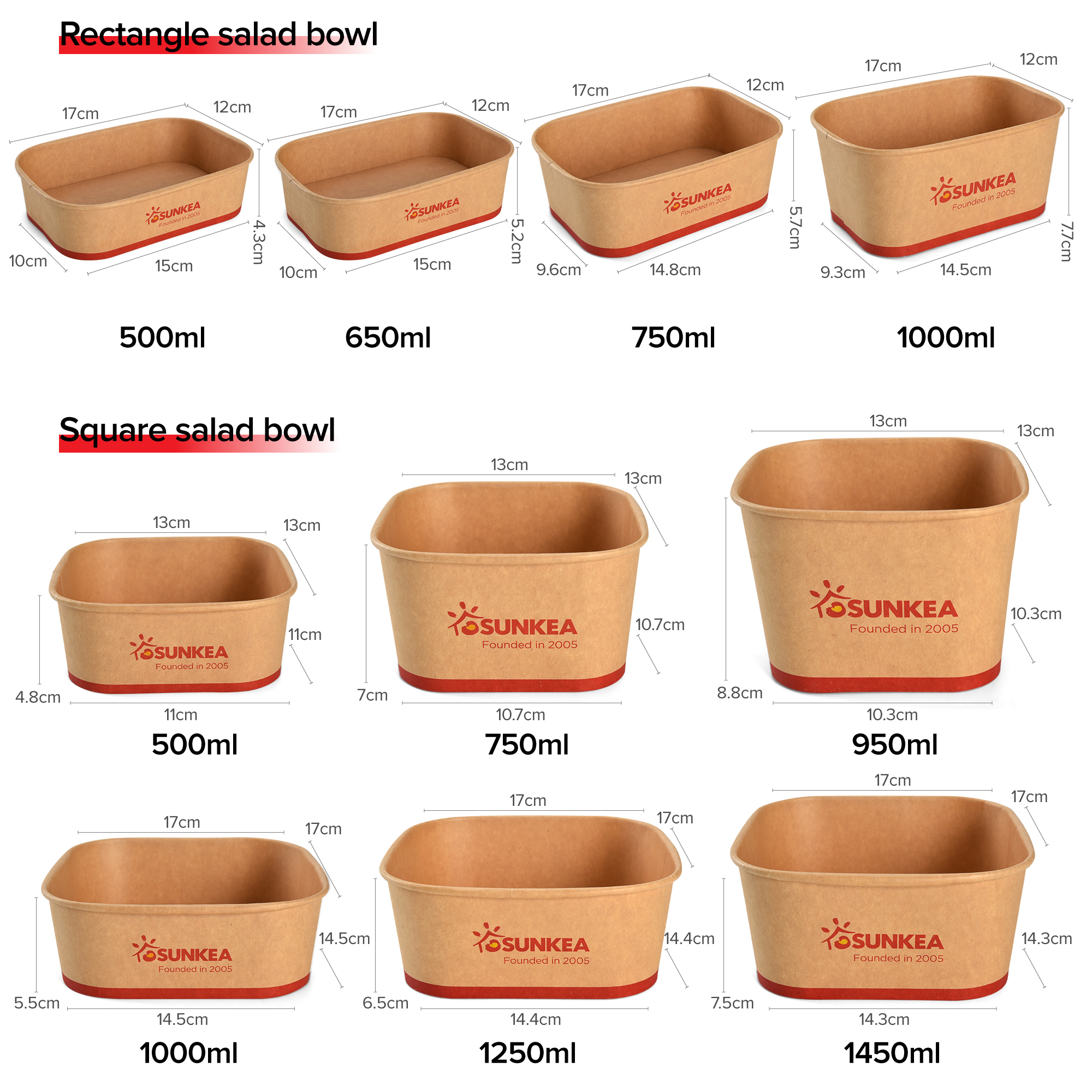 tama&ntilde;o de caja de papel cuadrada