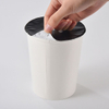 Tina de helado de papel con tapa de papel (parafilm de soporte para fábrica)