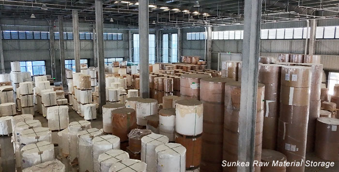 Almacenamiento de materia prima