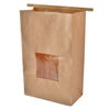 Bolsa de corbata de estaño kraft con ventana