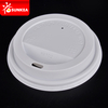 Tapa de taza de café plana