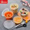 Recipiente de sopa PP con tapa