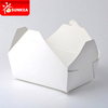 Caja de deli de papel impreso personalizado desechable