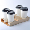 4 taza de papel portador con bandeja (separación)