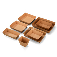 Bandeja de alimentos de papel corrugado F-flute