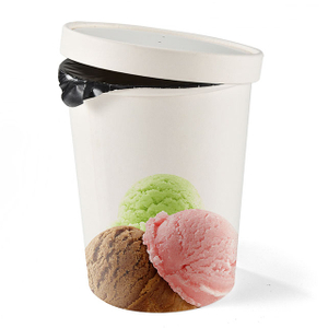 Tarrina para helado (película termosellada compatible)