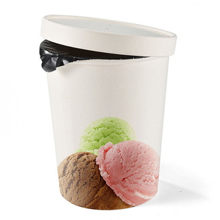 Tarrina para helado (película termosellada compatible)