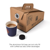 Dispensador de café con bolsillo de aluminio