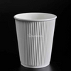 Copa de papel de café de pared de ondulación recubierta con recubrimiento de PLA