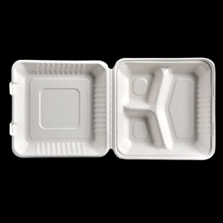 Lunchriña de caña de azúcar de 3 compartimentos