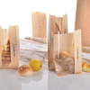  Bolsa de pan Kraft con ventana