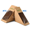  Kraft Sandwich Wedge (plegable)