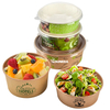  Ensaladera de papel kraft con tapa