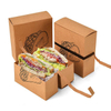 Caja de papel cuadrada de taco de arrancamiento (plegable)