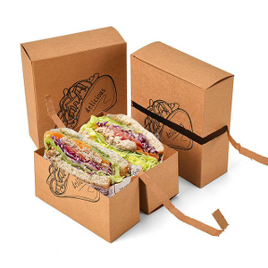 Caja de papel cuadrada de taco de arrancamiento (plegable)