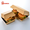  Caja de hamburguesas corrugadas