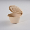 Recipiente de salsa de pulpa compostable
