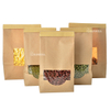 Bolsa de corbata de estaño kraft con ventana