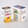 Caja de helado con tapa y cuchara de plástico