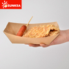 Bandeja de comida de papel kraft