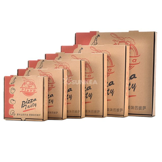 Caja de pizza corrugada