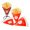 Cono de chip de cartón bio personalizado para alimentos para los dedos
