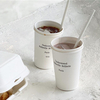 Compostable biodegradable en papel blanco ecológico que bebe pajitas