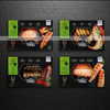 Caja de empaque de camarones de alimentos de alimentos de doble recubrimiento de doble recubrimiento personalizado