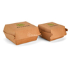 Caja de hamburguesas de cartón de Kraft