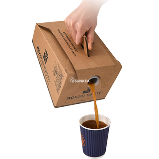 Dispensador de café con bolsillo de aluminio