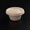 Recipiente de salsa de pulpa compostable