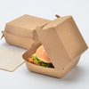 Embalaje de alimentos de papel impreso personalizado biodegradable desechable