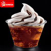 Copa de helado de mascotas con tapa de domo