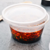  Salsa condimento pp taza con tapa separada