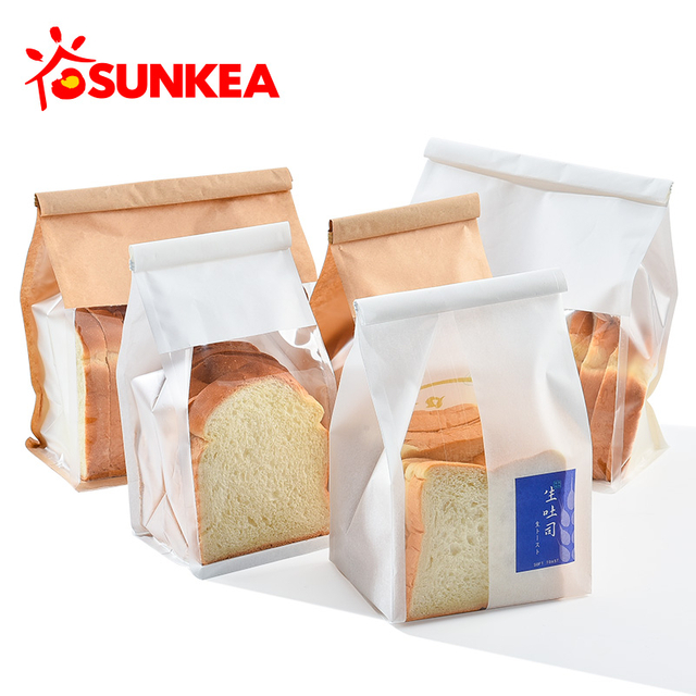 Bolsa de tostadas al por mayor con ventana