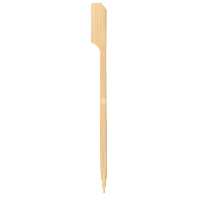 Brocheta de paleta plana de bambú