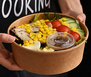 Para comida ligera y ensalada