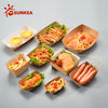 Bandeja de comida de papel kraft