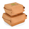 Caja de hamburguesas de cartón de Kraft