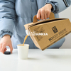 Dispensador de café con bolsillo de aluminio