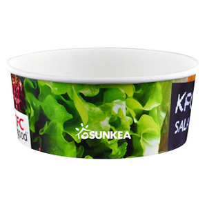 Ensalada de papel estampado personalizado (32 oz)