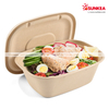 Caja de comida de pulpa en forma de U 