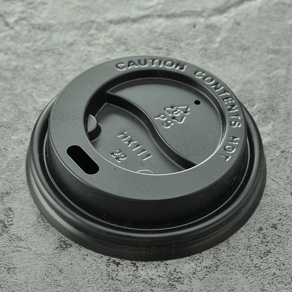 Tapa de taza de café plana