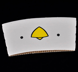 Manga reutilizable de papel impreso personalizado