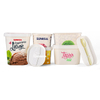Caja de helado con tapa y cuchara de plástico